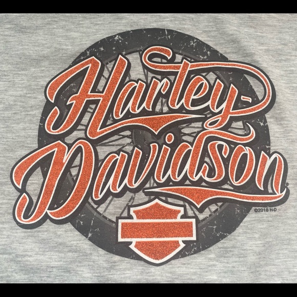 Women’s Harley Davidson T-Shirt Size XL South Bend IN 50 Years McDaniels